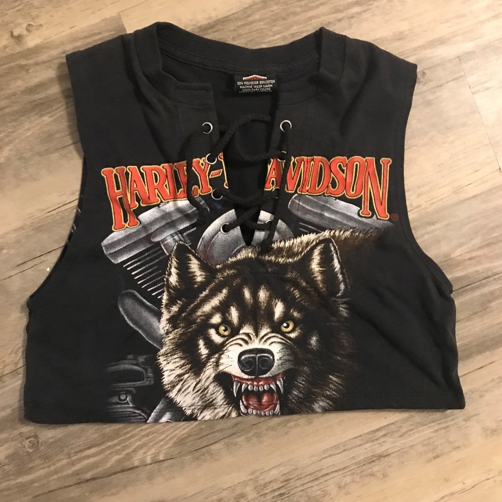 Harley Davidson crop top